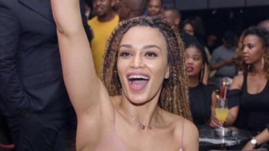 Pearl Thusi boobs