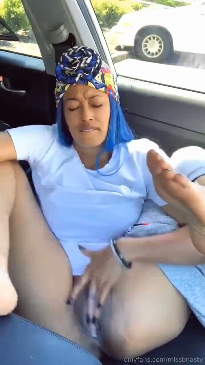 Fingering in the car